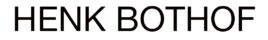 Henk Bothof